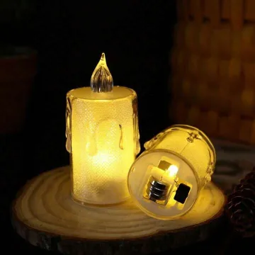 LED Crystal Luminous Candles Light